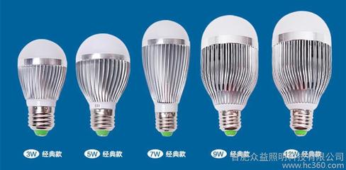 【3WLED鋁材球泡燈,工程螺口LED球泡燈,眾益照明球泡燈】?jī)r(jià)格_廠(chǎng)家_圖片 -